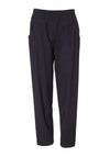 Ora Casual Stretch Waist Trouser, Black