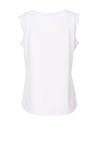 Ora Round Neck Cami Top, White