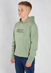 Diesel Boys Otis Long Sleeve Hoodie, Green