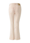 Oui Flare Leg Denim Wash Jeans, Pink