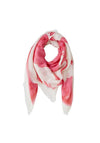 Oui Floral Print Lightweight Scarf, Pink