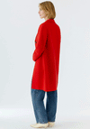 Oui Mayson Wool Coat, High Risk Red