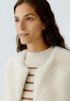 Oui Faux Fur Gilet, Neutral