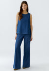 Oui Wide Leg Jeans, Blue