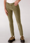 Oui Baxtor Cropped Jeggings, Khaki