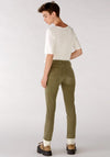 Oui Baxtor Cropped Jeggings, Khaki