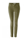 Oui Baxtor Cropped Jeggings, Khaki
