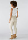 Oui Baxtor Jeggings, Cream
