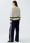 Oui Viniah Pullover Sweater, Beige