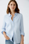OUI Tailored Long Sleeves Blouse, Blue