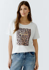 Oui Print T-Shirt, White