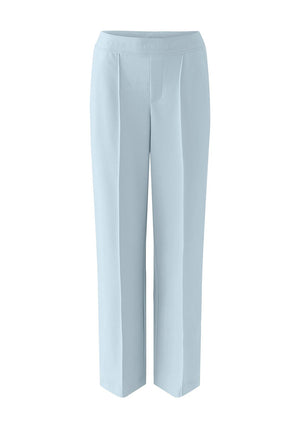 Oui Wide Leg Tailored Trousers, Light Blue