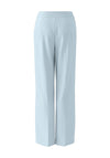Oui Wide Leg Tailored Trousers, Light Blue