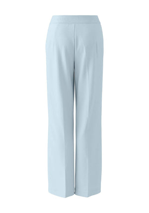Oui Wide Leg Tailored Trousers, Light Blue