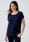 Oui Ayano Blouse Shirt, Navy