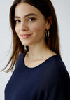 Oui Ayano Blouse Shirt, Navy