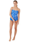 Oyster Bay Print Tankini Set, Blue