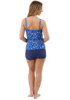 Oyster Bay Tropical Floral Tankini Set, Blue