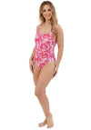 Oyster Bay Floral Print Swimsuit, Pink