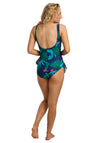 Oyster Bay Floral Front Skirted Swimsuit, Multi