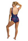 Oyster Bay Florence Front Skirted Swimsuit, Navy
