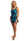 Oyster Bay Floral Full Skirt Swimsuit, Multi