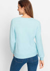 Olsen Knit Round Neck Jumper, Blue
