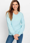 Olsen Knit Round Neck Jumper, Blue