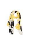 Olsen Botanical Print Lightweight Scarf, Yellow Multi