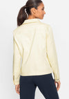 Olsen Denim Style Buttoned Jacket, Yellow