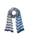 Olsen Geometric Print Scarf, Navy