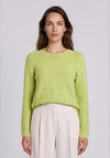 Olsen Textured Knitted Top, Green