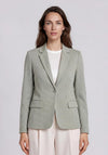 Olsen Embroidered Detail Blazer, Beige and Green