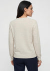 Olsen Round Neck Pullover, Beige