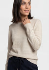 Olsen Round Neck Pullover, Beige