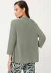 Olsen Neo Safari Open Cardigan, Green