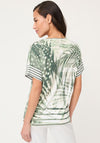 Olsen Neo Safari Patterned T-Shirt, Green