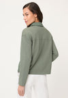 Olsen Button-Down Front Shirt, Green