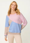 Olsen Colour Block Design Jumper, Multi