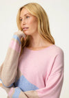 Olsen Colour Block Design Jumper, Multi