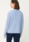 Olsen Knitted Wool Cardigan, Blue