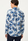 Olsen Floral Print Striped Shirt, Blue
