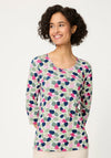 Olsen Geometric Print T-Shirt, Multi-Coloured