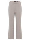 Olsen Mona Vintage Romance Straight Leg Casual Trousers, Beige