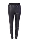 Ora Faux Leather Leggings, black