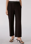 Oui Branded Elastic Waist Trousers, Black