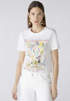 Oui Summer Graphic T-Shirt, White