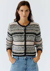 Oui Sequin Embellished Knit Cardigan, Multi-Coloured