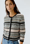 Oui Sequin Embellished Knit Cardigan, Multi-Coloured