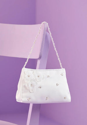 Peridot Joanne Soft Communion Bag, White